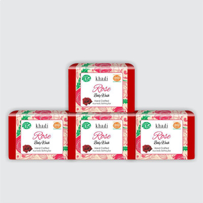 

KHADI MEGHDOOT AYURVEDIC ROSE BODY WASH(500 g, Pack of 4)