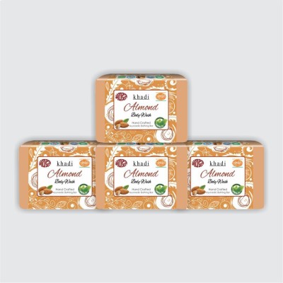 KHADI MEGHDOOT AYURVEDIC ALMOND BODY WASH(4 x 125 g)