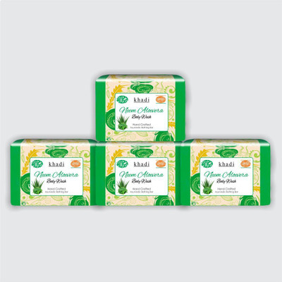 

KHADI MEGHOOT AYURVEDIC NEEM ALOEVERA BODY WASH(500 g, Pack of 4)