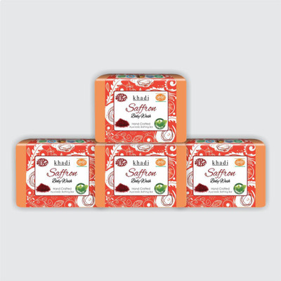 

KHADI MEGHDOOT AYURVEDIC SAFRON BODY WASH(500 g, Pack of 4)
