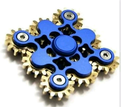 

Bomea Premium 9 Gear Spinner Ultra Durable and Stable(Blue, Silver)