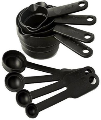 Perfect Pricee 8 pcs Measuring Cups and Spoons Set for Baking Measurement Measuring Spoon Kitchen Tool Set Measuring Cup (1.25 ml, 2.5 ml, 5 ml, 15 ml, 60 ml, 120 ml, 160 ml, 240 ml)