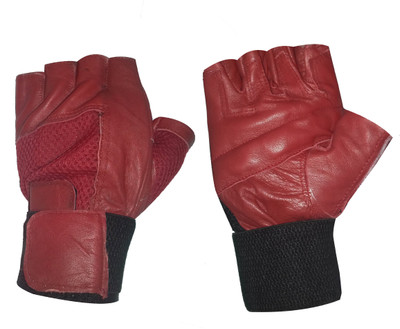 

Cp Bigbasket Leather Gym & Fitness Gloves (, Red