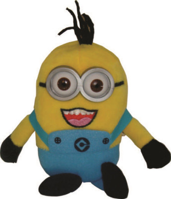 

skky bell cute little minion soft toy best for gift (pack of 2) - 10 cm(yello)