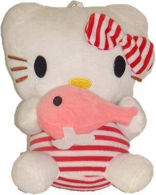 

skky bell premium quality of Hello Kitty Stuff Toy 29 Cm(pak of 1) - 10 cm(Red)