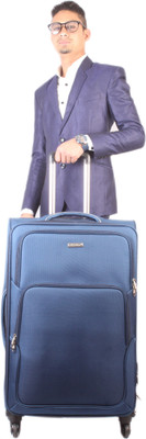 

Vision Four Wheel Trolley Expandable Check-in Luggage -  inch(Blue