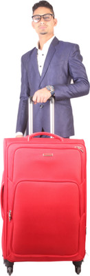 

Vision Four Wheel Trolley Expandable Check-in Luggage -  inch(Red