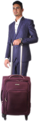 

Vision four wheel trolley Expandable Cabin Luggage -  inch(Purple
