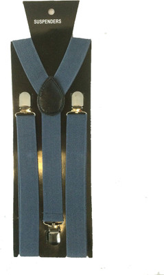 

One Point Collections X- Back Suspenders for Men, Boys, Girls, Women(Grey)