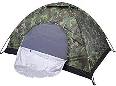 GOCART Three Season Tent For 4 Person Tent - For Sports & Fitness, Camping & Hiking, Outdoor & Adventure(Green)