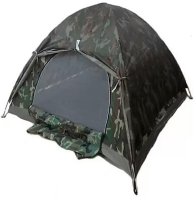 

Tradeaiza Military Instant Tent - For 4 Person(Grey, Black), Black;green