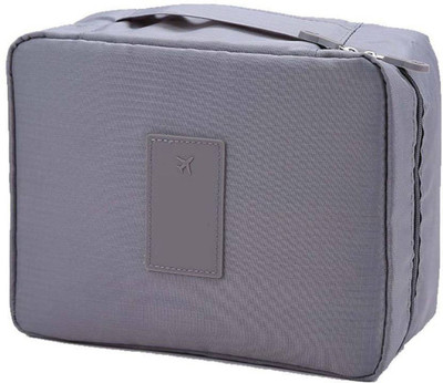

SWADEC Portable Waterproof Multi Pouch Travel Toiletry Cosmetic Storage Bag With Handle(Grey)