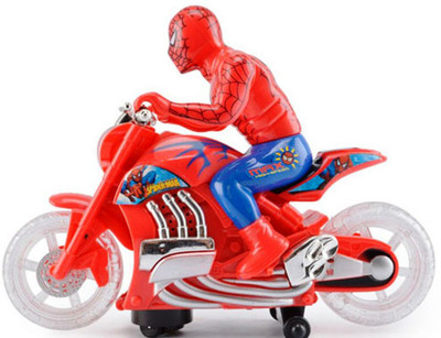 

FEMININE STYLE Spider-Man Electric Motorcycle Toy(Red)