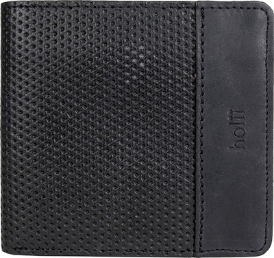 

Holii Men Black Genuine Leather Wallet(8 Card Slots)
