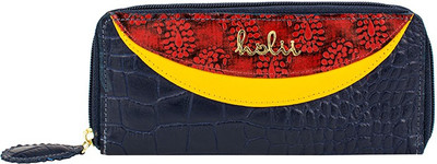 

Holii Women Casual Multicolor Genuine Leather Wallet(4 Card Slots), Blue