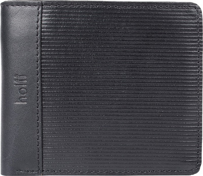 

Holii Men Black Genuine Leather Wallet(5 Card Slots)