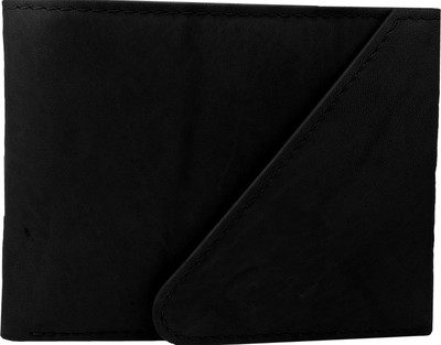 

COST TO COST Men Black Genuine Leather Wallet(10 Card Slots)