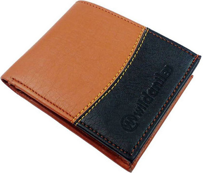 

Wildantler Boys Multicolor Artificial Leather Wallet(6 Card Slots), Black;tan
