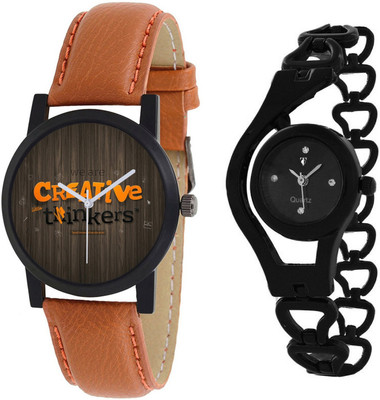 

Orayan Brand New Exclusive 101 & Metal Chain Watch - For Couple