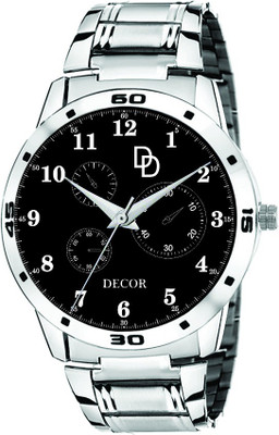 

DÉCOR D45 Analog Black Dial Men's & Boy's Watch - For Men