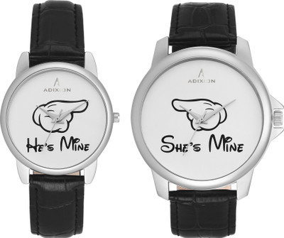 ADIXION 95SL02 New Combo Symbol of Love Analog Watch - For Boys & Girls