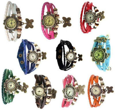 

Swadesi Stuff Bracelet multi color combo of 0010 watches Watch - For Women