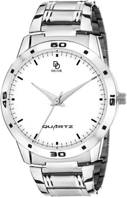 

DÉCOR D34 Analog White Dial Men's & Boy's Watch - For Men