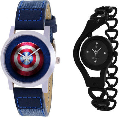 

Orayan Brand New Exclusive 107 & Metal Chain Watch - For Couple