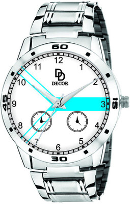 

DÉCOR D12 Analog White Dial Men's & Boy's Watch - For Men