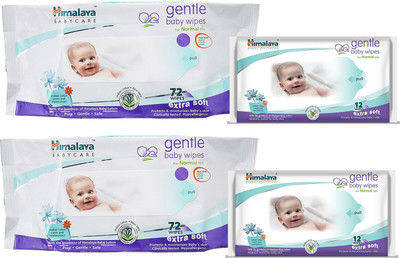 

Himalaya Gentle Baby Wipes 72x2 and Gentle Baby Wipes 12x2(4 Pieces)