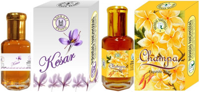 

Purandas Ranchhoddas PRS Kesar & Champa 12ml Each Floral Attar(Floral)