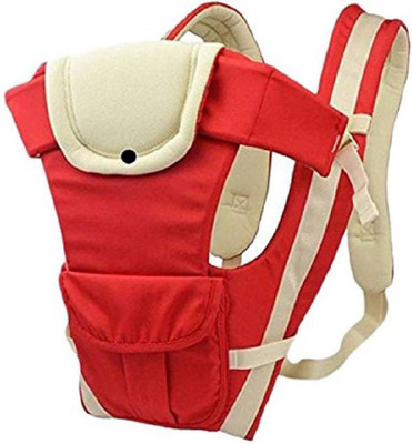 

stylokids Princess Exta Solid 4 in 1 Multipurpose Baby Carrier(Red, Front carry facing out)