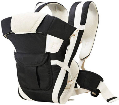 

stylokids 4-in-1 (with Comfortable Head Support & Buckle Straps) Baby Carrier(Black, Front carry facing out)