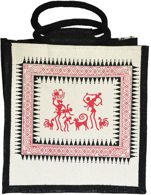 

IMPRESSIONS FOREVER JUCO TRIBAL PRINT Waterproof Lunch Bag(Black, 4 L)