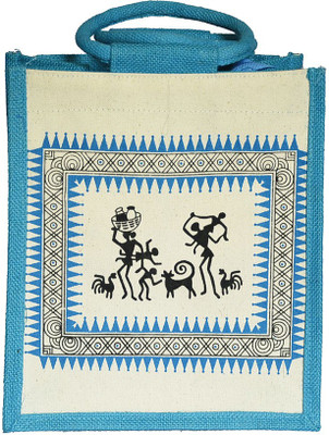 

IMPRESSIONS FOREVER JUCO TRIBAL PRINT Waterproof Lunch Bag(Blue, 4 L)