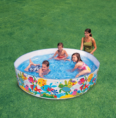 

KT BROTHERS Fun Swimming Pool-5ft Inflatable Pool(Multicolor)