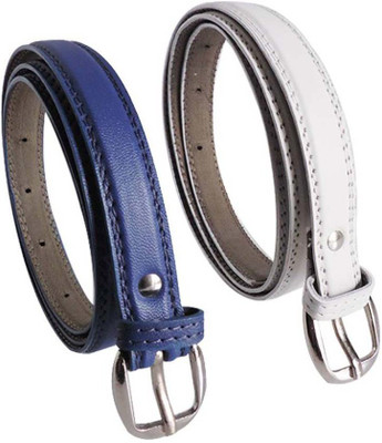 

Sulit Girls Casual, Evening, Party Blue, White Artificial Leather Belt