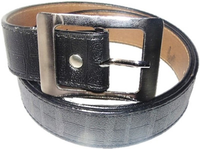 

HADWIN Men Black Artificial Leather Belt