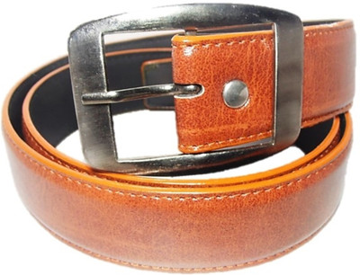 

HADWIN Men Brown Artificial Leather Belt, Light brown