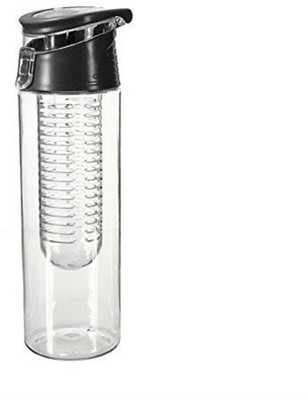 

Shrih Black Fruit Infuser Water Bottle 700 ML 700 ml Sipper(Pack of 1, Black), Black a