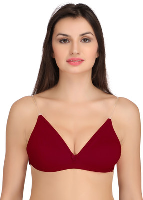 JSR Paris Beauty by JSR PARIS BEAUTY CLARIA Women T-Shirt Non Padded Bra(Maroon)