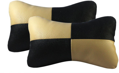 

Take Care Black, Beige Cotton Car Pillow Cushion for Hyundai(Rectangular, Pack of 2)
