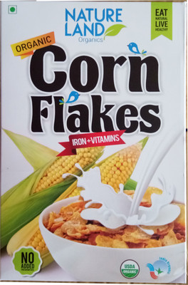 

Natureland Organics Corn Flakes 250 Gm(250 g, Pouch)