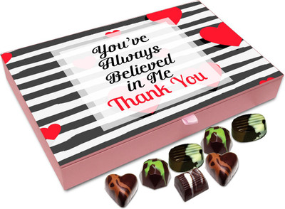 

Chocholik Gift Box - You Have Always Believed In Me Chocolate Box - 12pc Truffles(144 g)