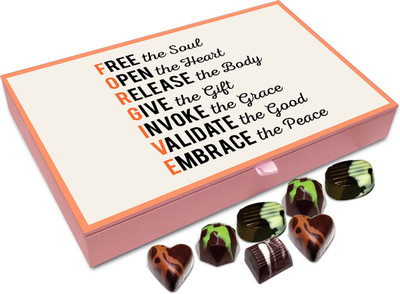 

Chocholik Gift Box - Forgive Everyone To Free Your Soul Chocolate Box - 12pc Truffles(144 g)