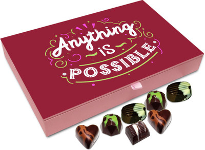 

Chocholik Gift Box - Anything Is Possible Chocolate Box - 12pc Truffles(144 g)