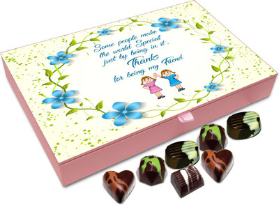 Chocholik Gift Box - Some People Make the World Special Chocolate Box - 12pc Truffles(144 g)