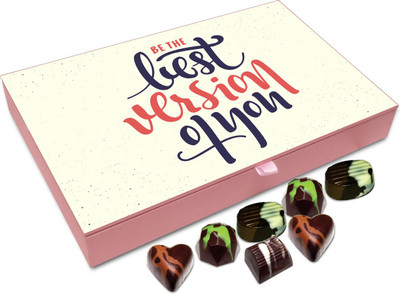 

Chocholik Gift Box - Be The Best Version Of You Chocolate Box - 12pc Truffles(144 g)