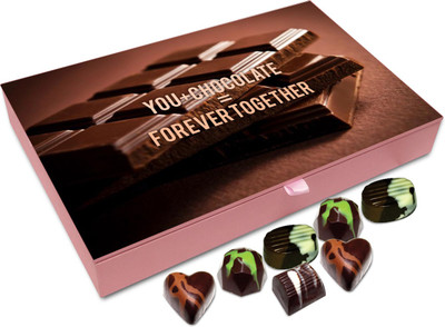 

Chocholik Gift Box - You And Chocolate Forever Together Chocolate Box - 12pc Truffles(144 g)