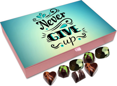 

Chocholik Gift Box - Never Give Up Chocolate Box - 12pc Truffles(144 g)